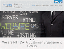 Tablet Screenshot of nttdatasitecore.com